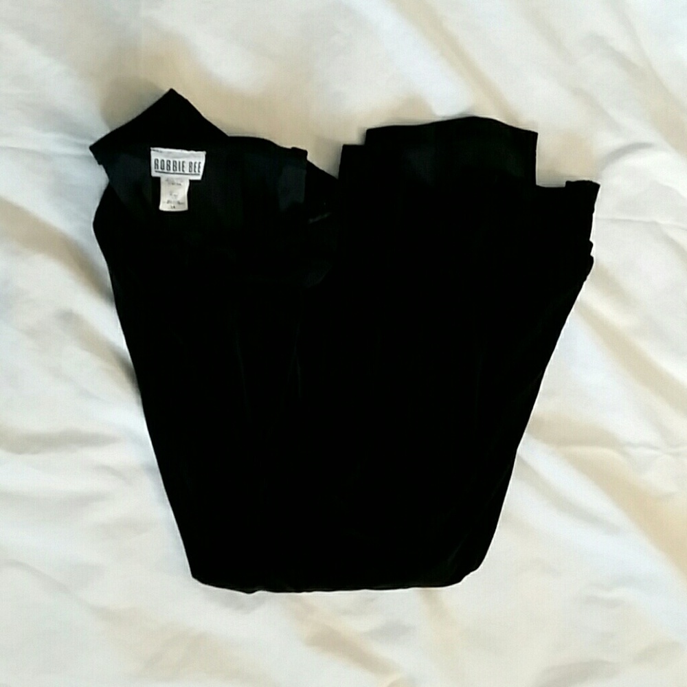 Black Velvet Skirt 14 Robbie Bee